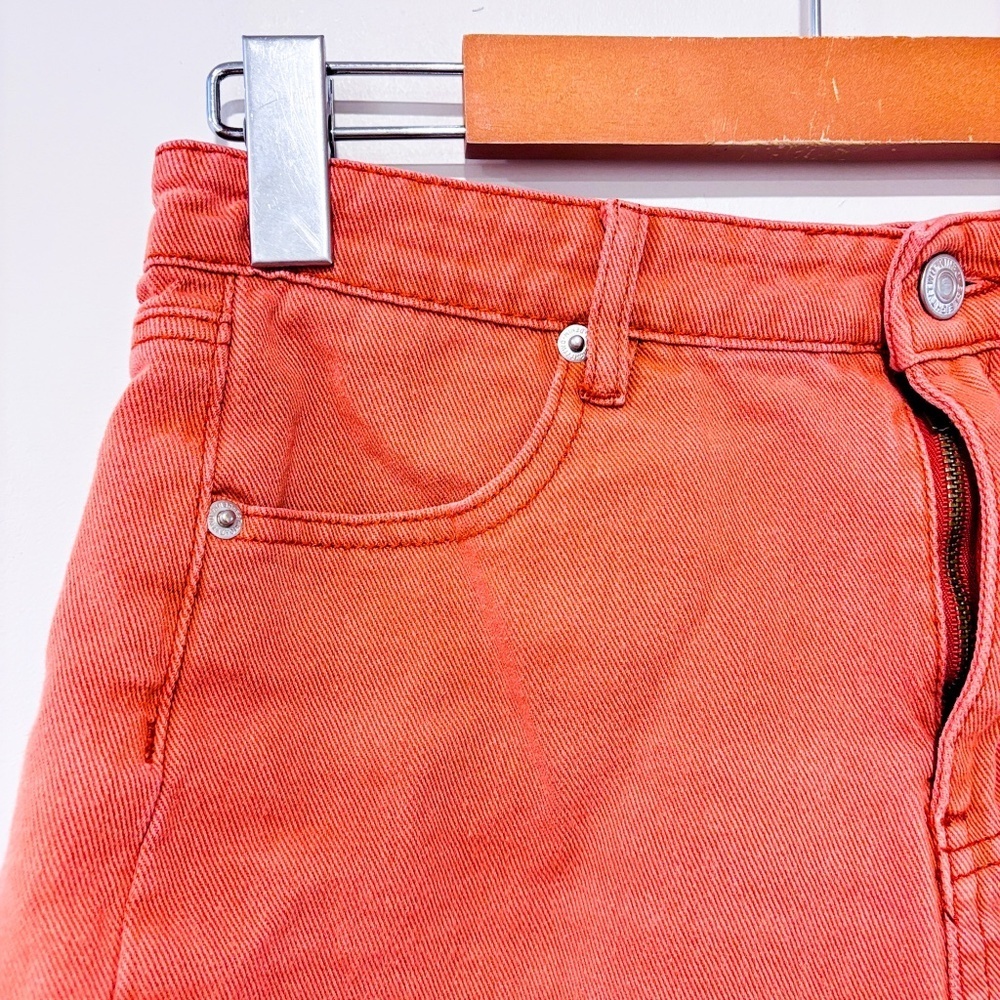 ARDENE Pink High-Rise Denim Jean Shorts | Casual | Small * - Picture 3 of 7